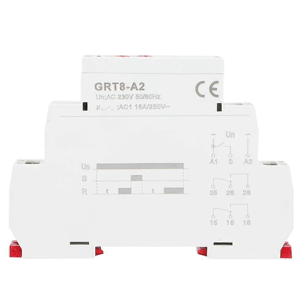 Single Function Din Rail Time Relay Industrial Control Auto Timer Relay GRT8-A2 (AC230V)