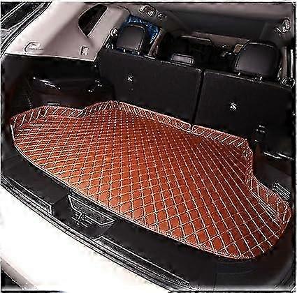 Car Boot Liner Car Accessories Trunk Boots Mats Pad For Tesla For Model 3 Interior Waterproof Leather Styling Car Full Coverage Boot Mats