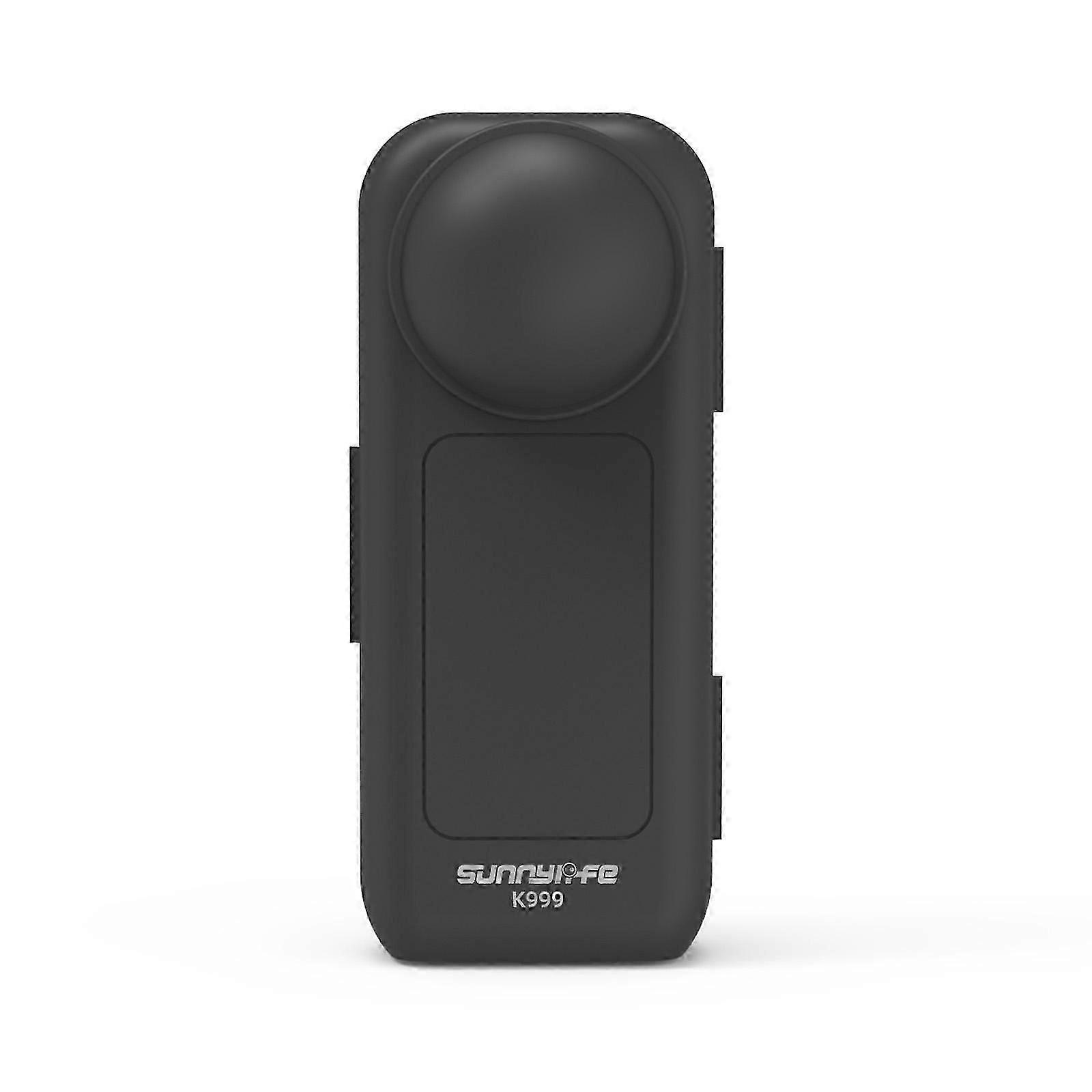 Insta360 X5 / X4 Sunnylife 統合レンズ スクリーン保護カバー ストラップ付きカメラケース用 (ブラック)