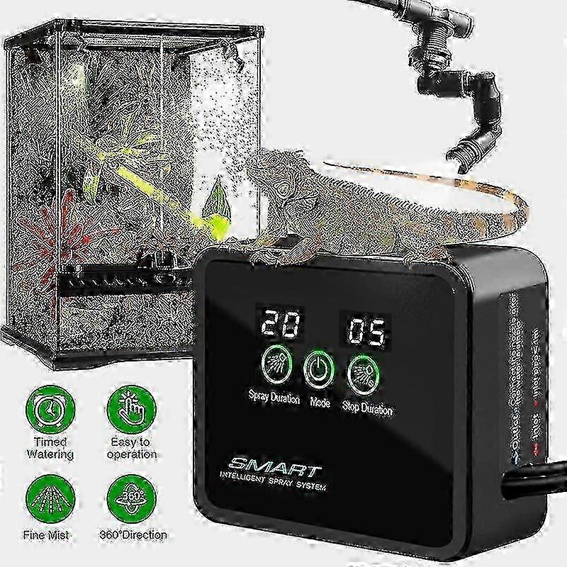 Water Timers Intelligent Fogger Terrariums Humidifier Electronic Timer Automatic Mist Rainforest Timing Spray System Kit Control Sprin