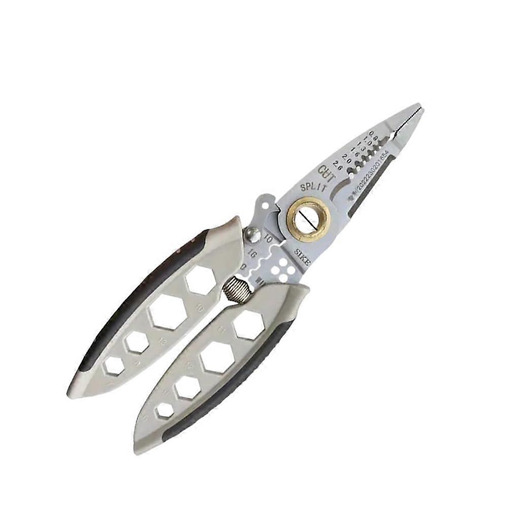 Cable Stripping Pliers  Carbon Steel Nondeformable Rustproof, Versatile Cable Cutting Pliers For Electrical Wiring
