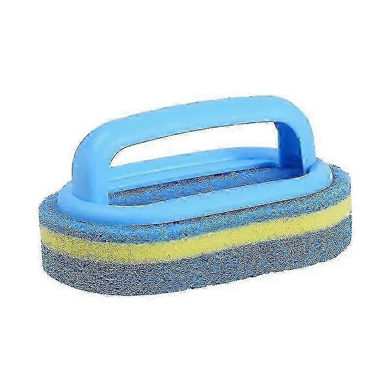 Bathroom Cleaning Sponge with Handle Scratch Free Reusable Widely Used Kitchen Scrubbing Sponge Residue Remover