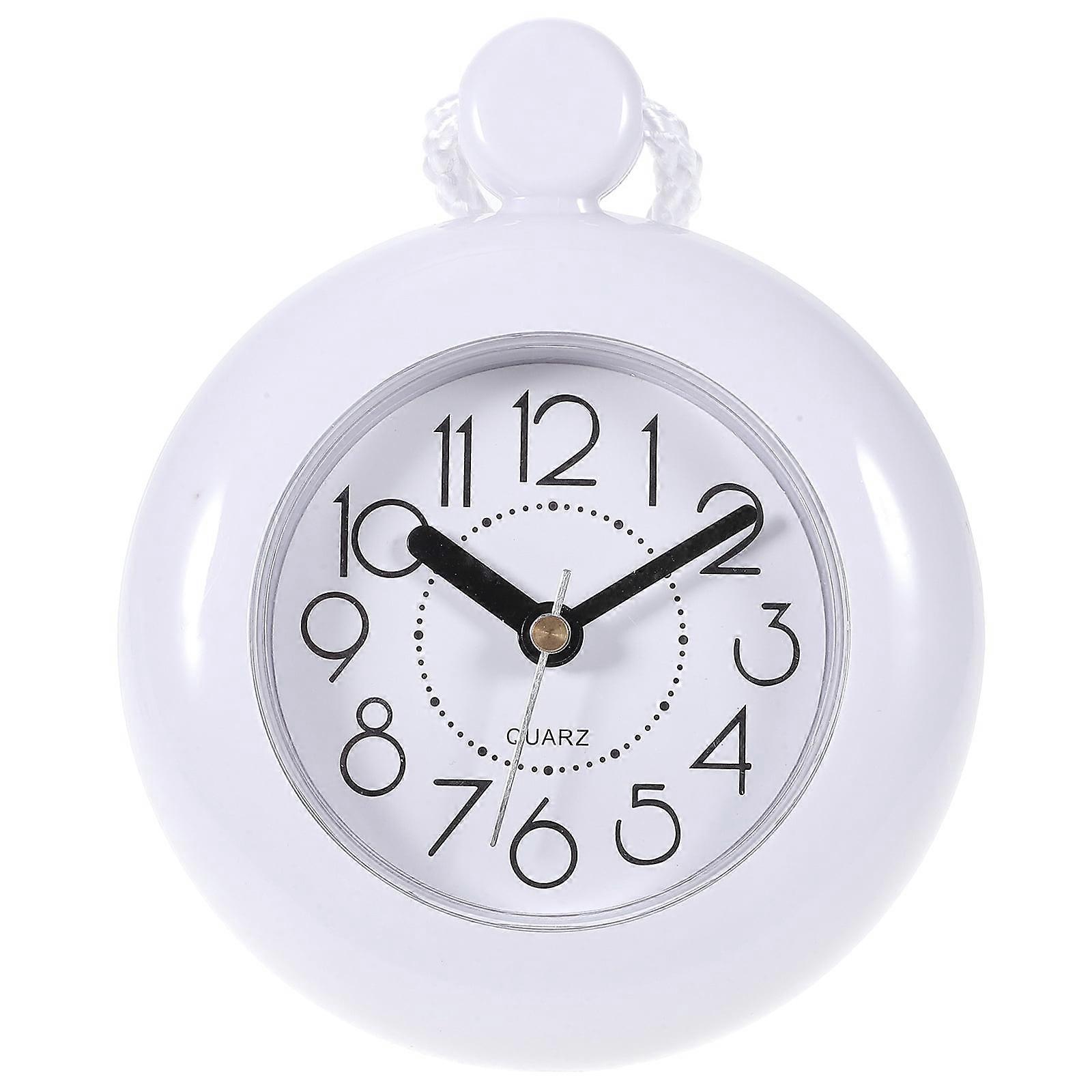 Wall Clock Bathroom Hanging Clock Water-proof Wall Clock Decor Without Battery