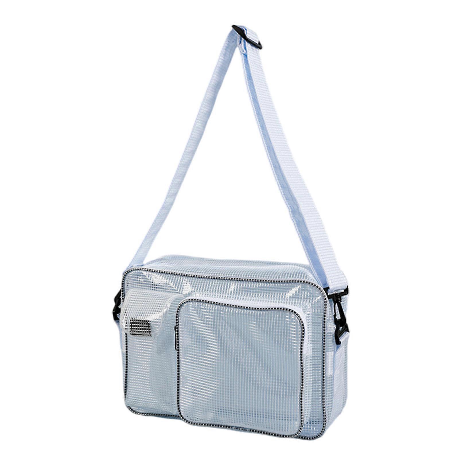 Clear Shoulder Bag Engineer Tool Bag PVC Crossbody Bag Practical Storage and Transportation for Your Work Equipment Multicolor