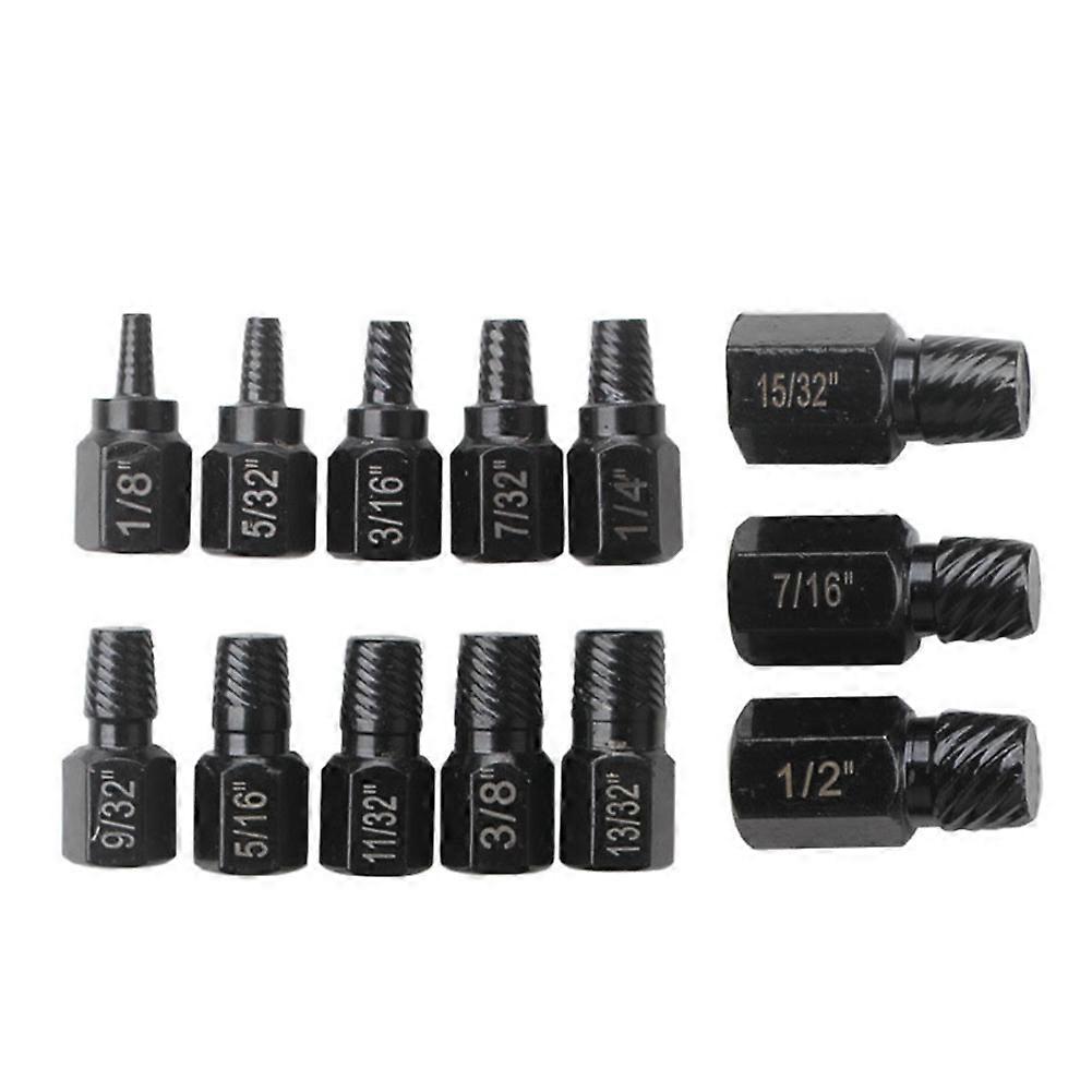 13Pcs Screw Extractor Kit Screw Remover Set Easy Out Drill Bits Broken Bolt Stud Remover Sc