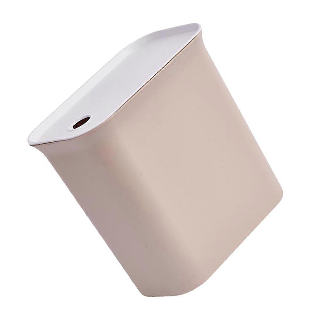 Standing Trash Can for Kitchen Use with Lid Household Garbage Bucket