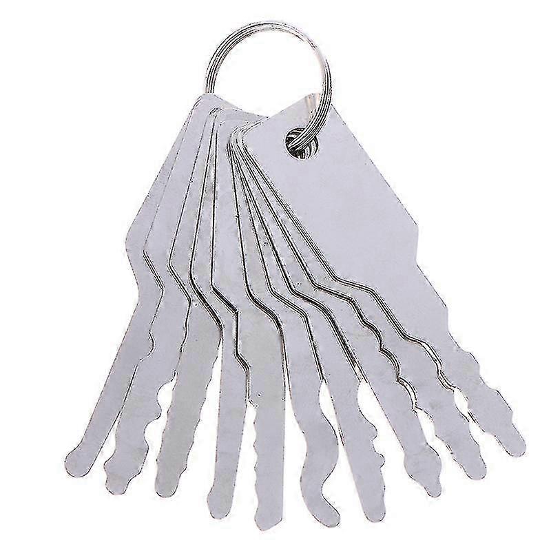 Car Lock Unlocking Tool Kit with 10 Jiggler Keys