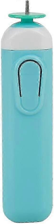 Mini Electric Quilting Pen with Roll Nib - DIY Craft Tool for Paper, Blue (1pc)