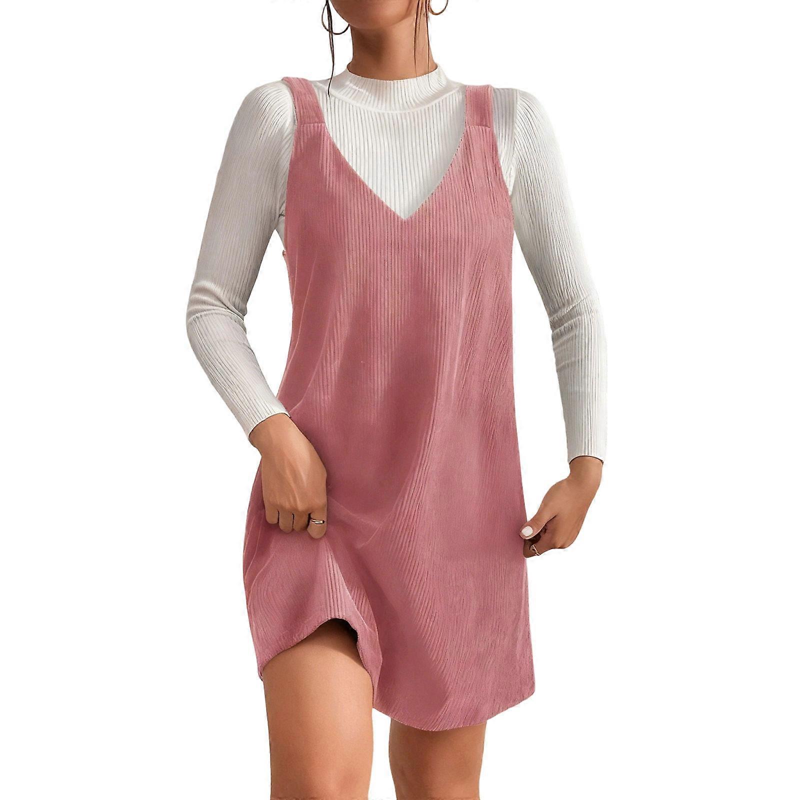 slim fit dress slacks Button Down Overall Dress Sewing Pattern – Patterns For Less main image 0