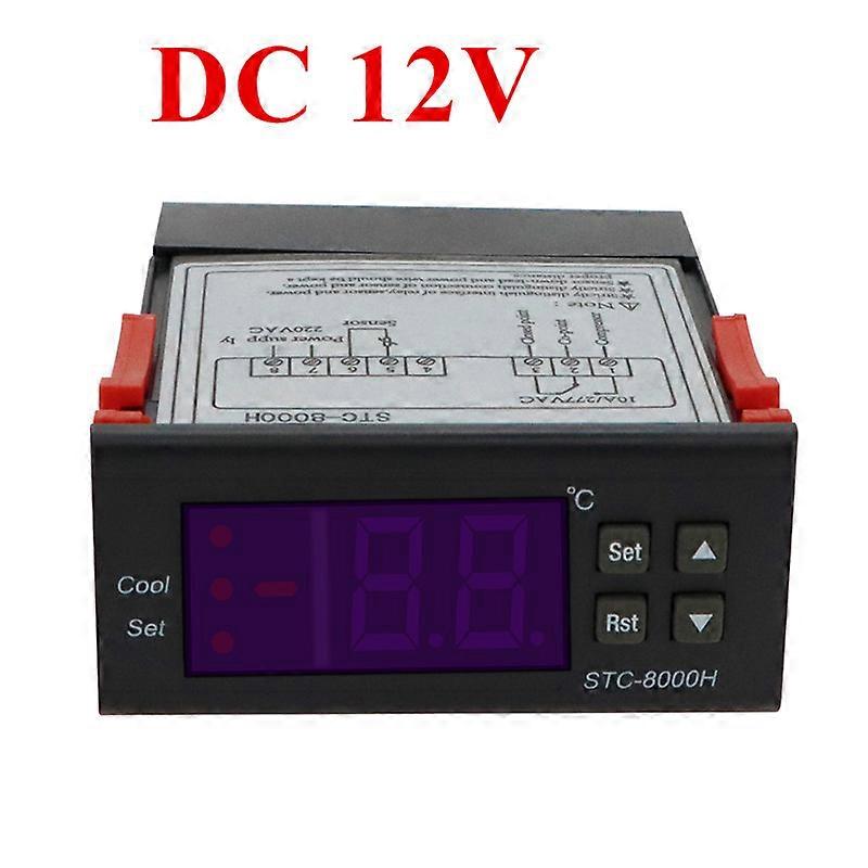 STC-8000H Temperature controller LCD Digital Microcomputer Thermostat Fridge Temp Controll Thermoregulator with Heating Cooling