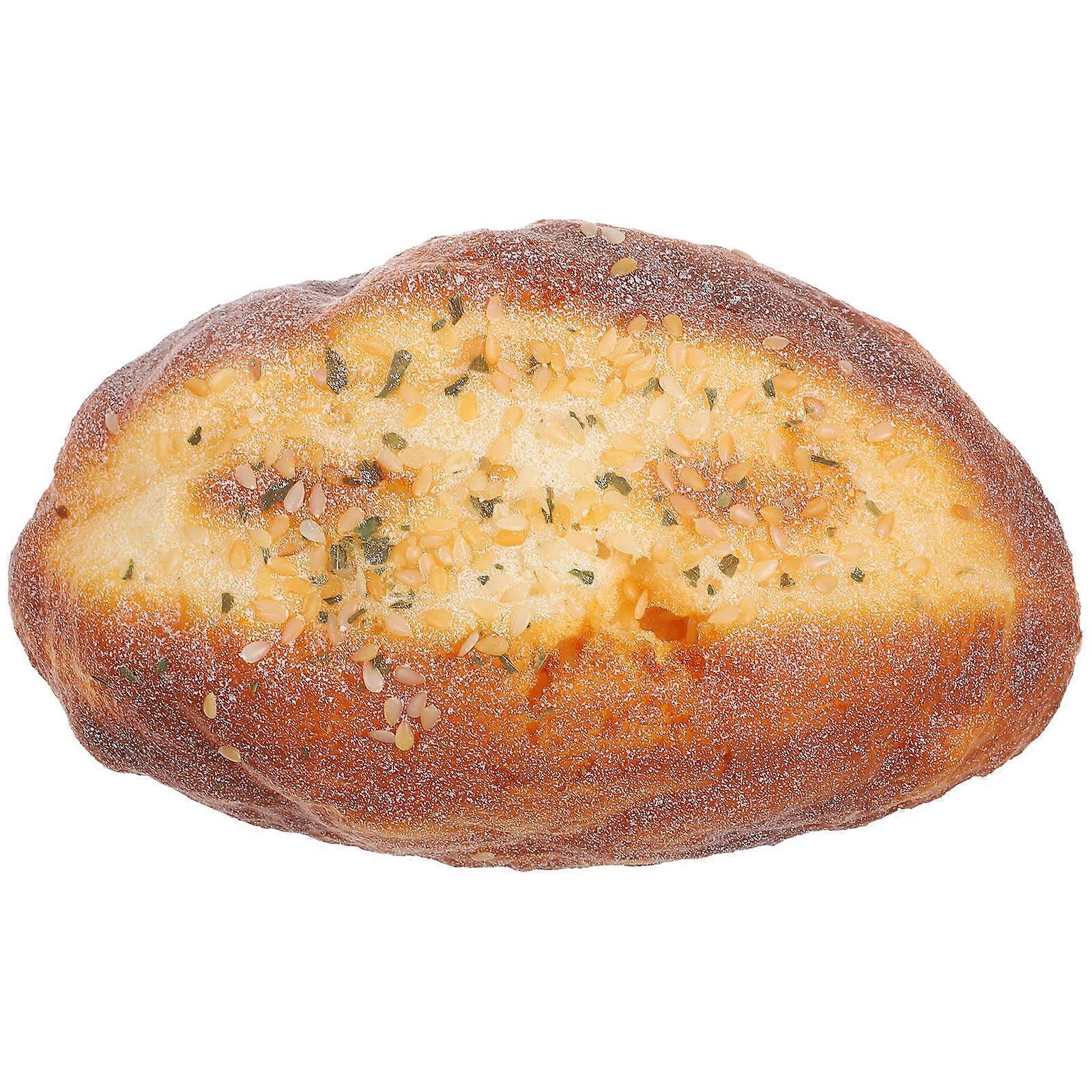 Artificial Bread Model for Shop Display 2Pcs PU Simulation Bread Prop