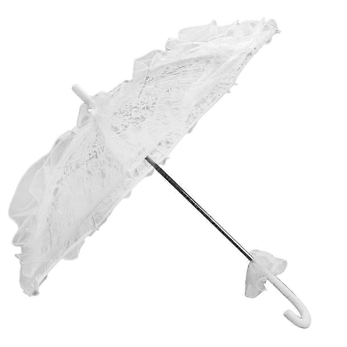 handmade silk lace parasol for brides