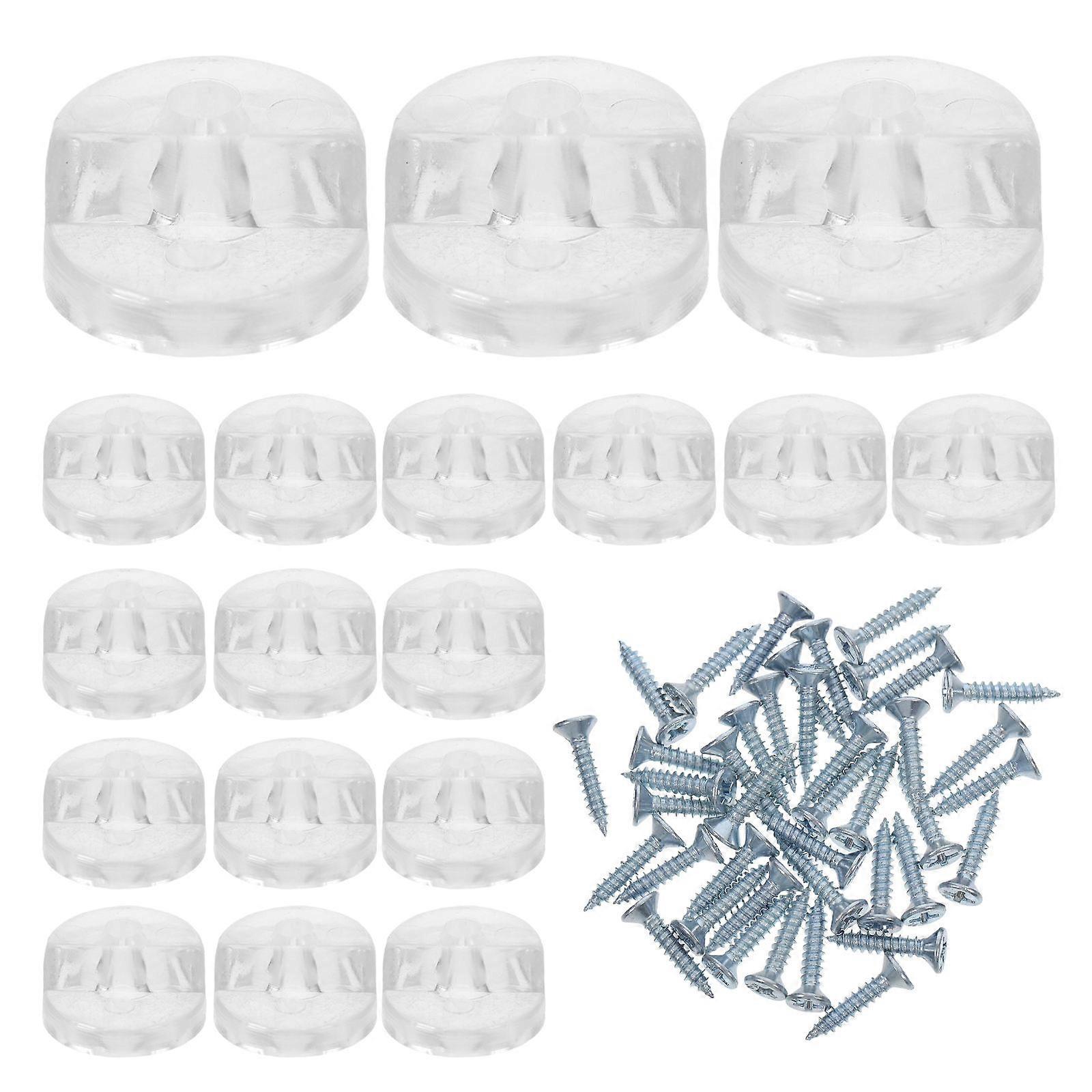Glass Retainer Clips 30Pcs For Practical Use In Home Furniture And Commercial Furniture With Easy Installation And Versatile Application