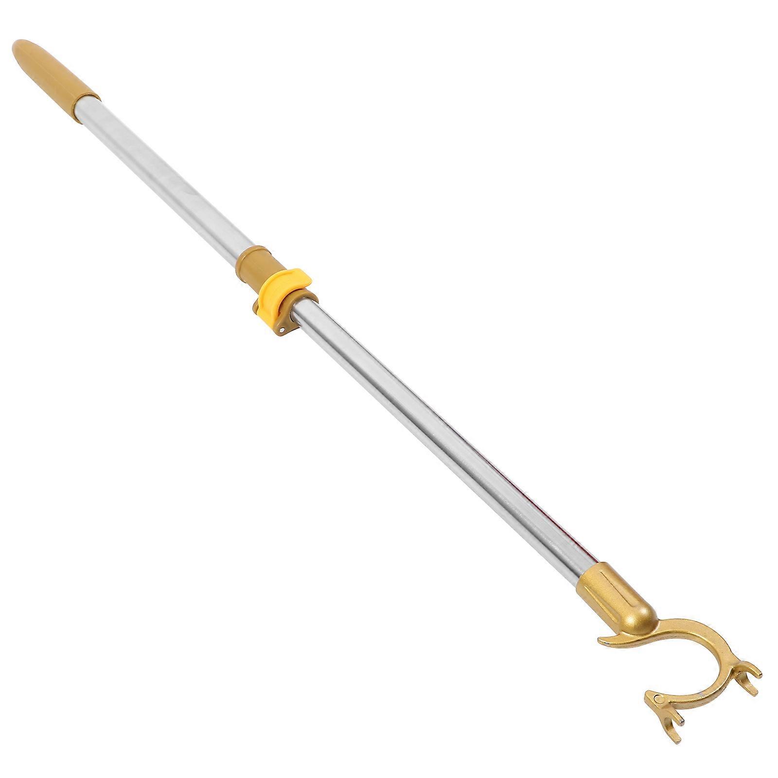 Retractable Closet Pole Adjustable Clothesline Pole for Clothes Pole 1 Set