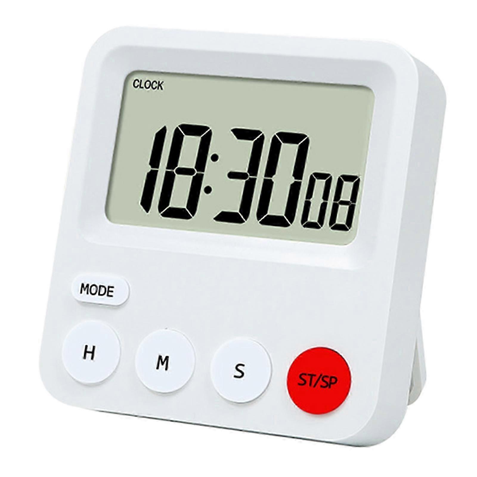 Countdown Timer Tabletop Wall Mount Alarm Clock 24 Hours Kitchen Digital Timer Alarm Clock Large LCD Display Timer Clock