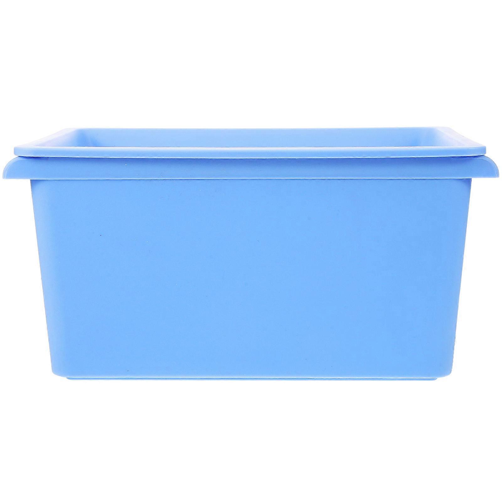 Plastic Storage Container for Storage Use Blue Small Object Organizer