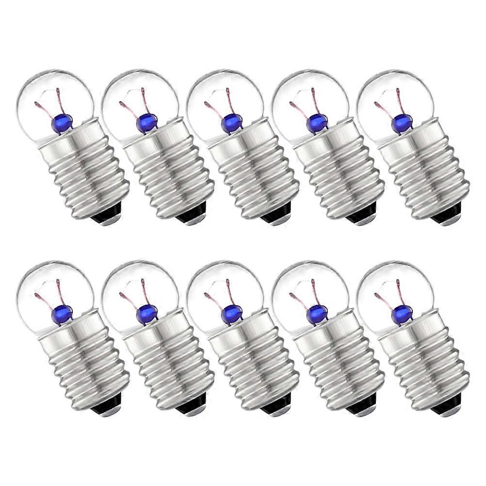Micro Light Bulbs Mini Glass Bulbs for Physical Experiments 10Pcs Set