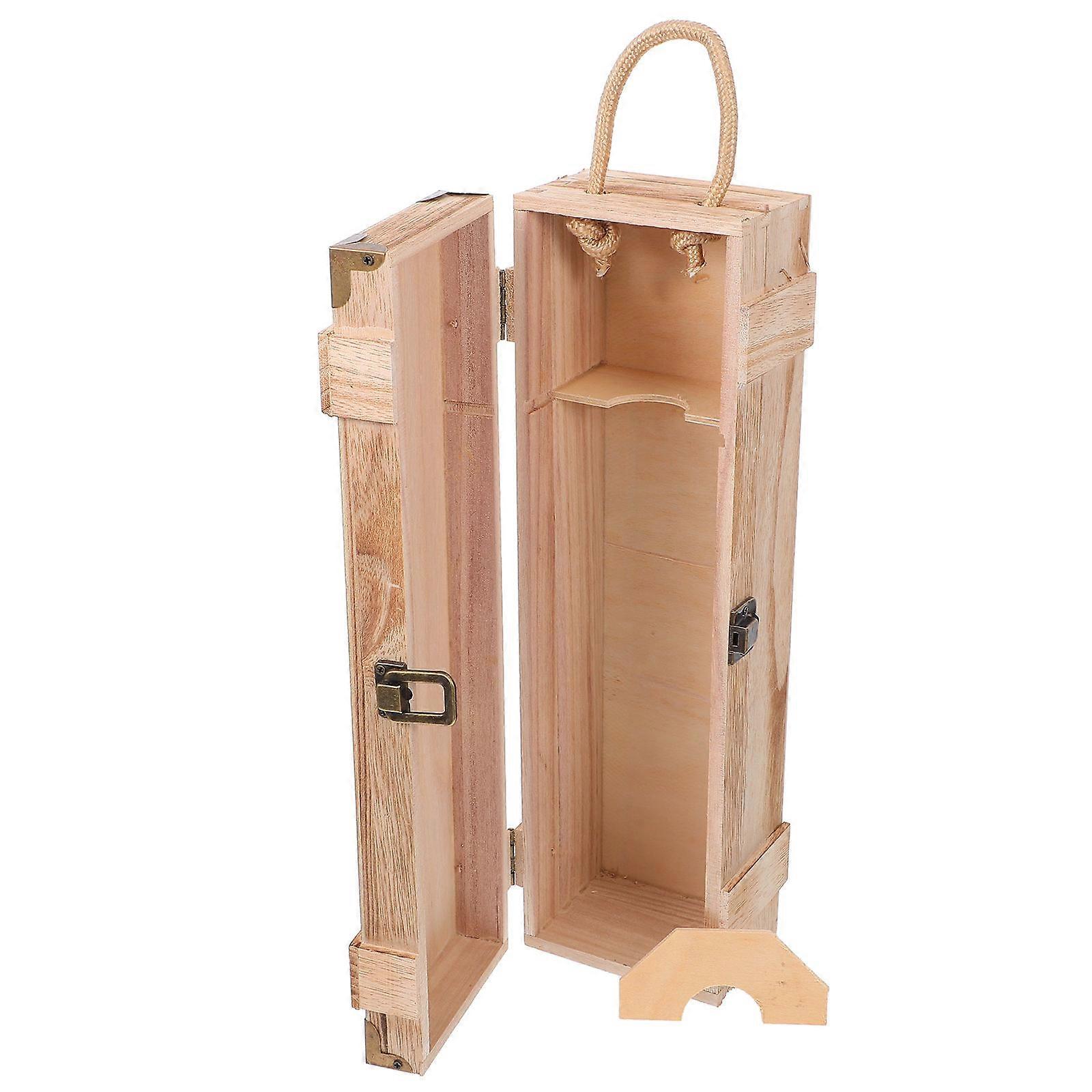 Wooden Storage Box for Red Single Interior