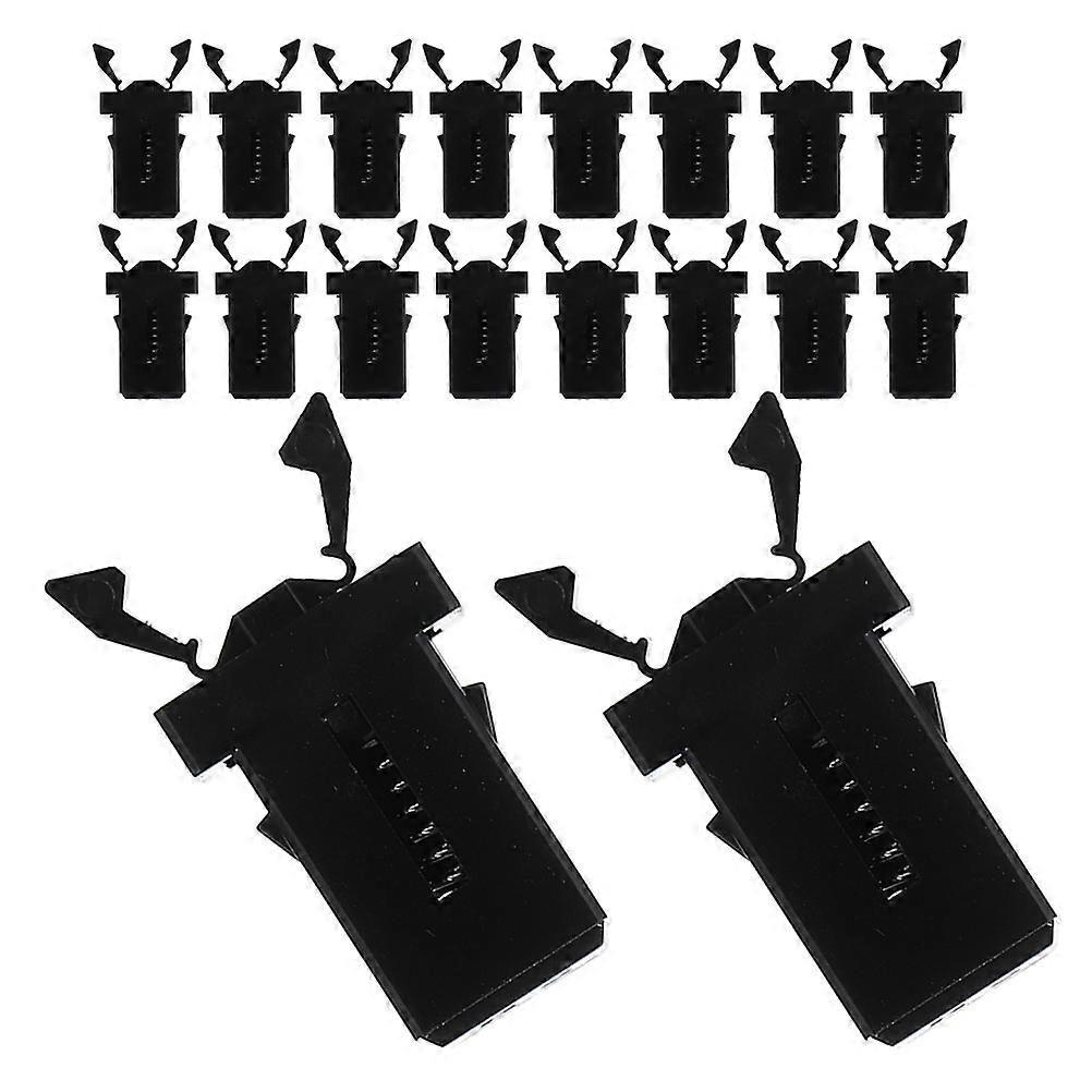 24Pcs Push Button Latch for Trash Can Lid Lock Replacement Clips