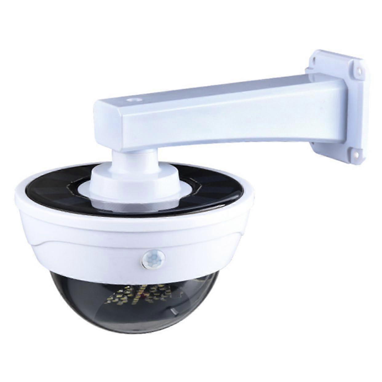 Solar Rechargeable Lamp Remote Control LED Sensor Light Outdoor Garden Camera Simulation Wall Lamp Motion Detection