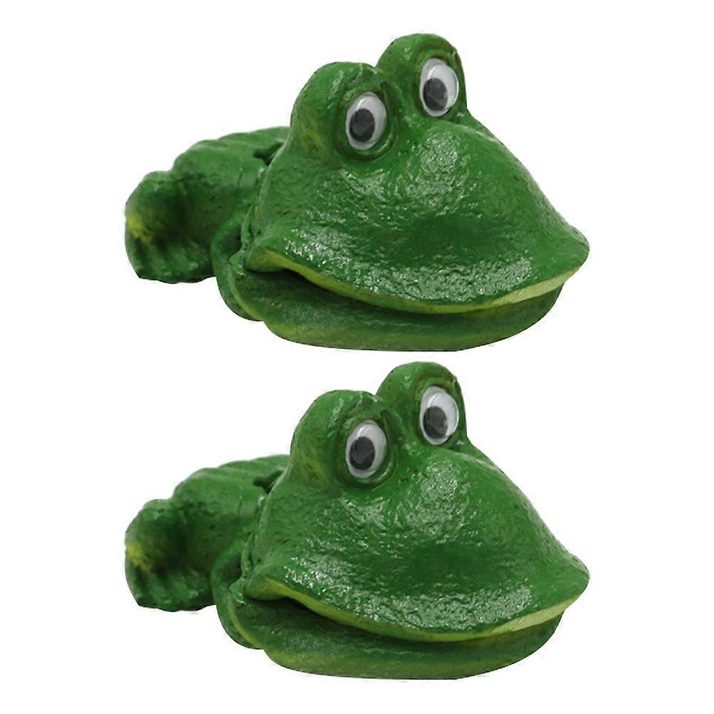 Fish Tank Air Stone Frog Model for Aquarium Oxygen Diffuser 2Pcs