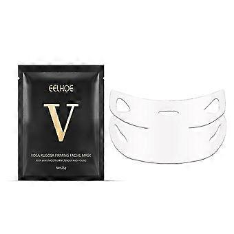 V-Shaped Facial Mask for Double Chin & Skin Tightening  Firming, Hydrating & Youthful Glow, Easy Daily Jawline Contour Treatment