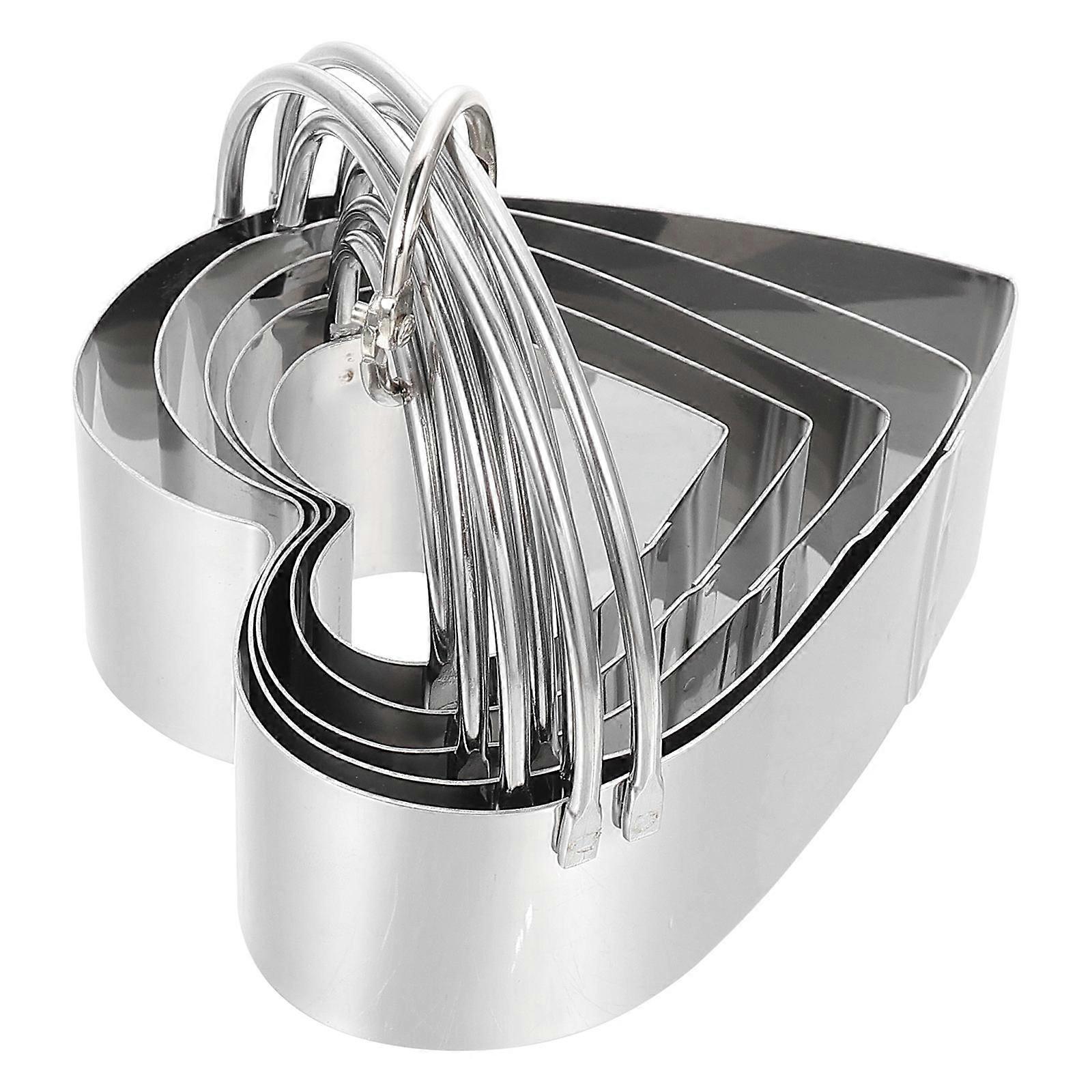 Stainless Steel Biscuit Making Molds Cookie Cutters for Baking 3Sets