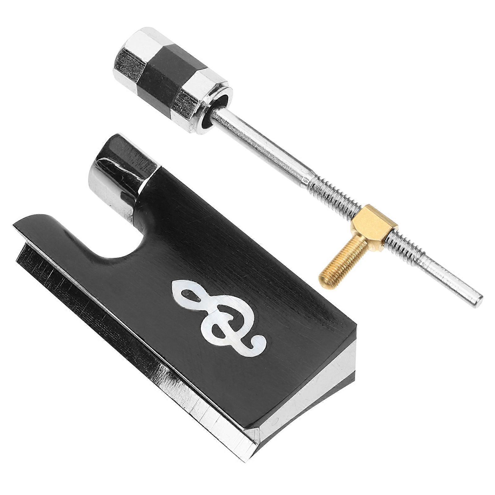 Practical Violin Bow Frog with Screw for Violin 1Set Bow Frog Replacement