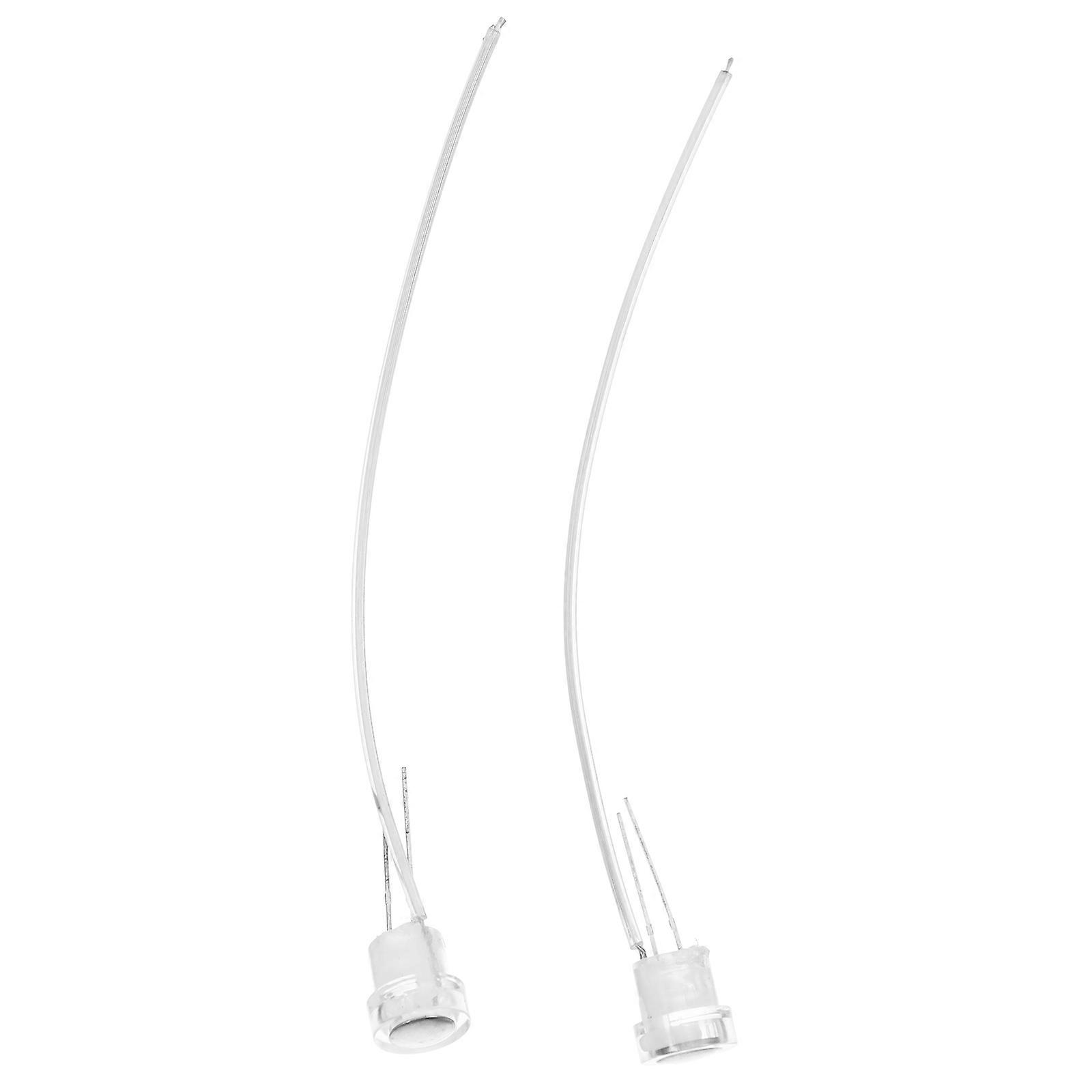 White LED Touch Switch with Copper Connector for Closet Lights 2PCS Versatile Illuminated Options