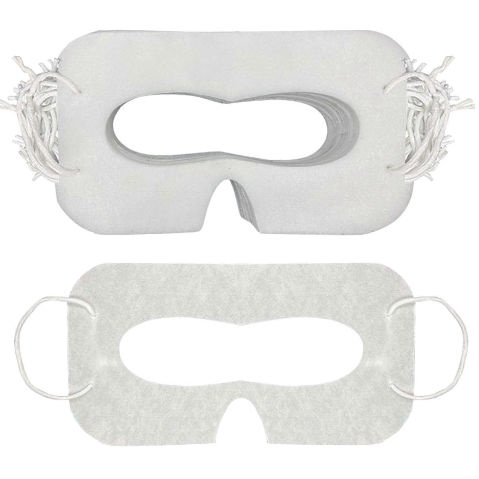 100pcs Headset Ear Cushions Comfortable Sweat Absorbent Foam Covers for Hygienic Personal Use, Compatible with Most Models