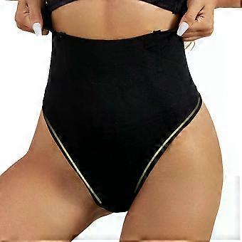 Shapewear-Tangas mit hohem Bund für Damen – Bauchweg-Slips, formende Unterwäsche mit Bauchkontrolle