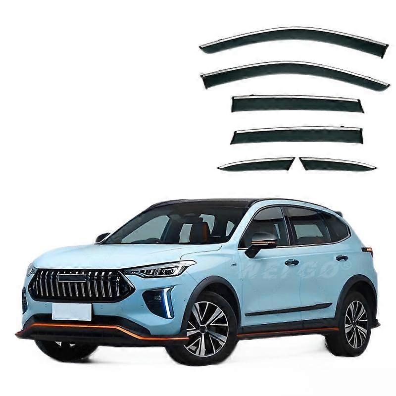 Weatherproof Rain Guards Outside Mount Car Window Visors for  Wall Haval Jolion Pro 2021+