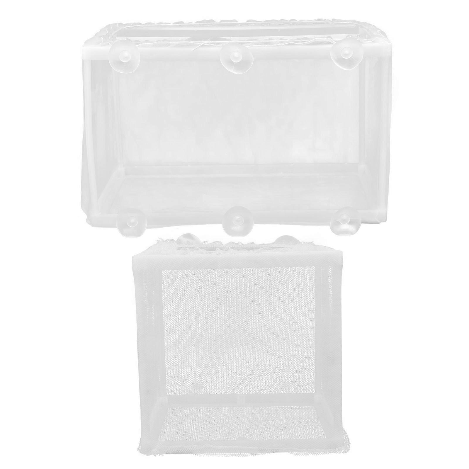 Fish Breeding Net Fish Breeding Divider Aquarium Use Floating Net 2Pcs