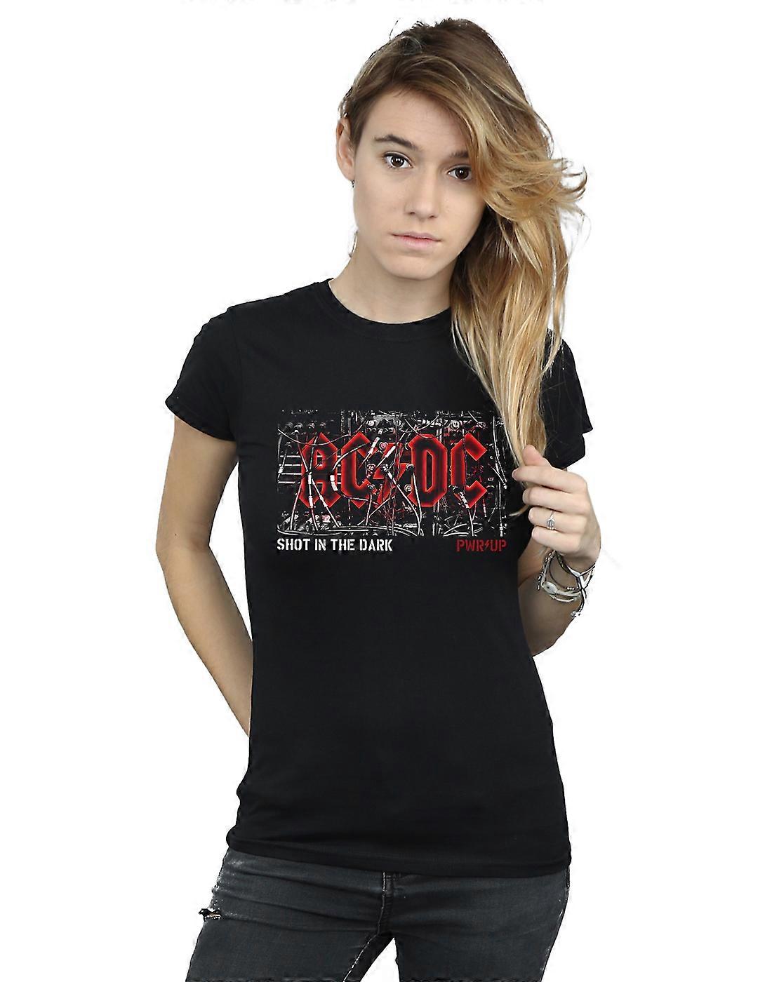 AC/DC Women's PWR UP Cable Logo Camiseta