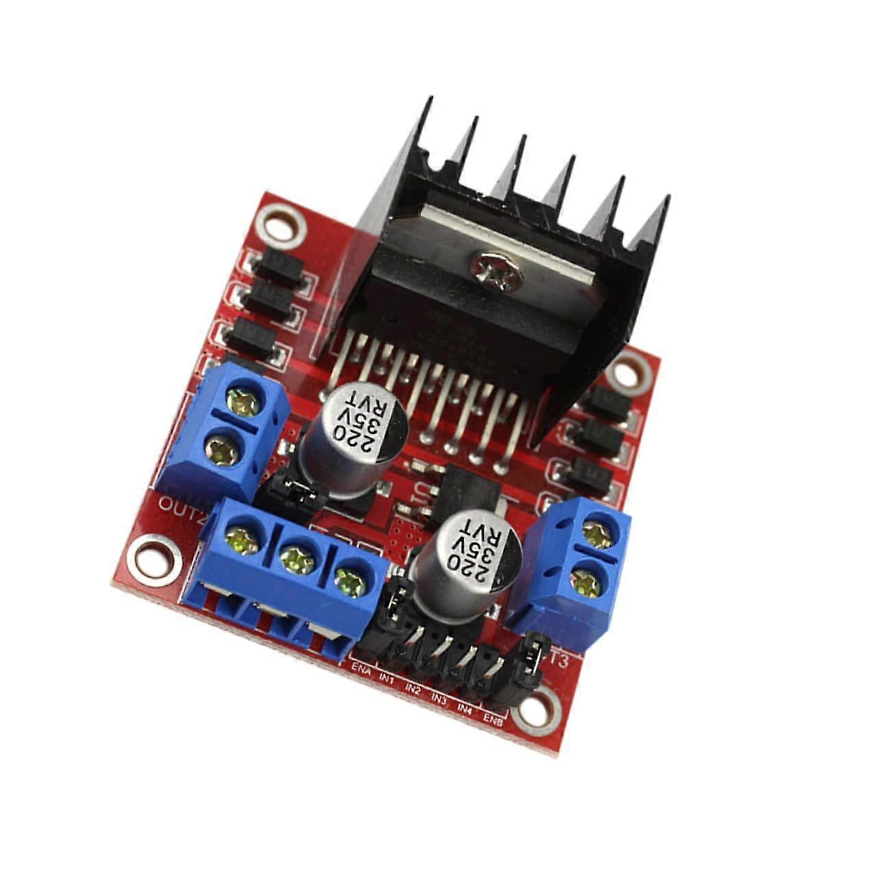 L298N Motor Driver Module 535V Dual H Bridge Controller Board with PWM Speed Control for Robot Car