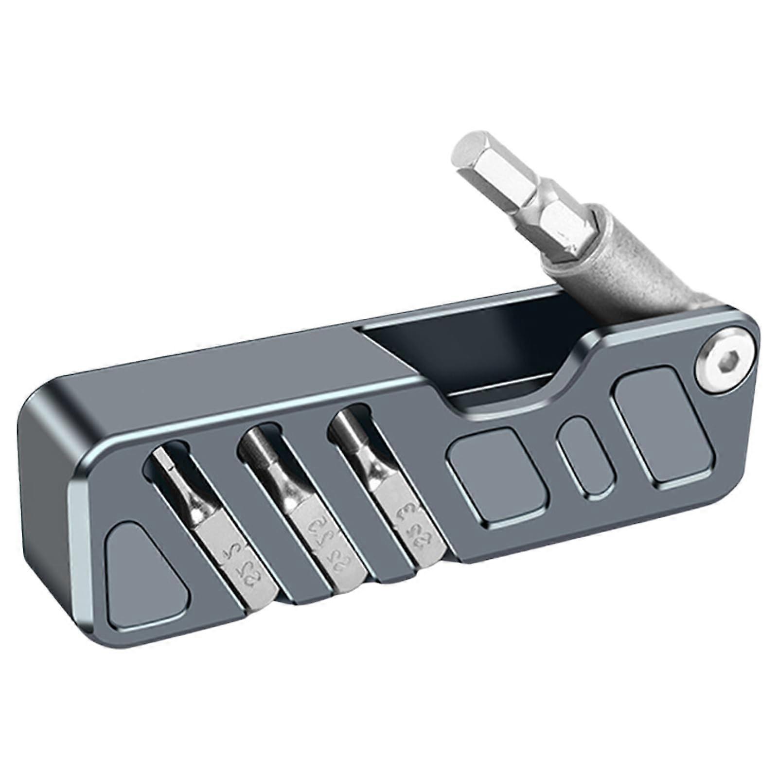 Folding Hex Key Set for Camera Gear Maintenance, MultiSize 2/3/4/5mm Aluminum Alloy Wrenches