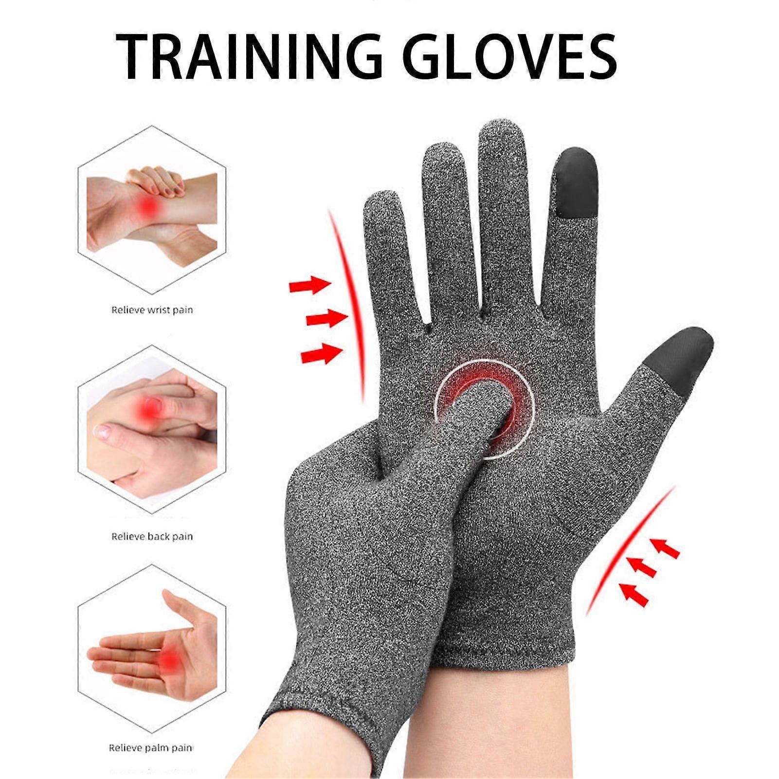 1 Pair Training Gloves Sensitive Touch Screen Windproof Solid Color Winter