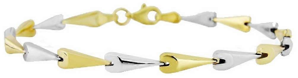 Mark Milton Fancy Link Bracelet - Yellow/White Gold