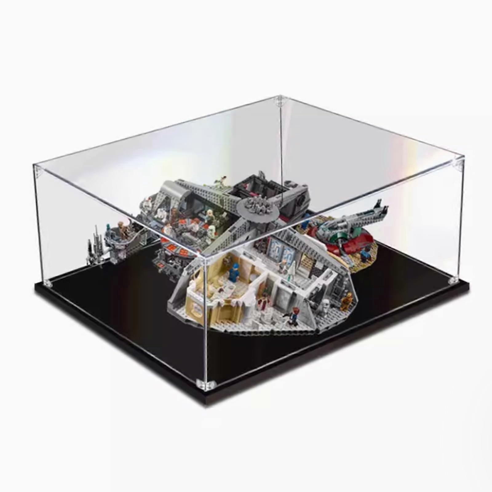 Display Case DustProof Clear Acrylic Showcase with Durable Structure and Easy Clean Surface for  75222