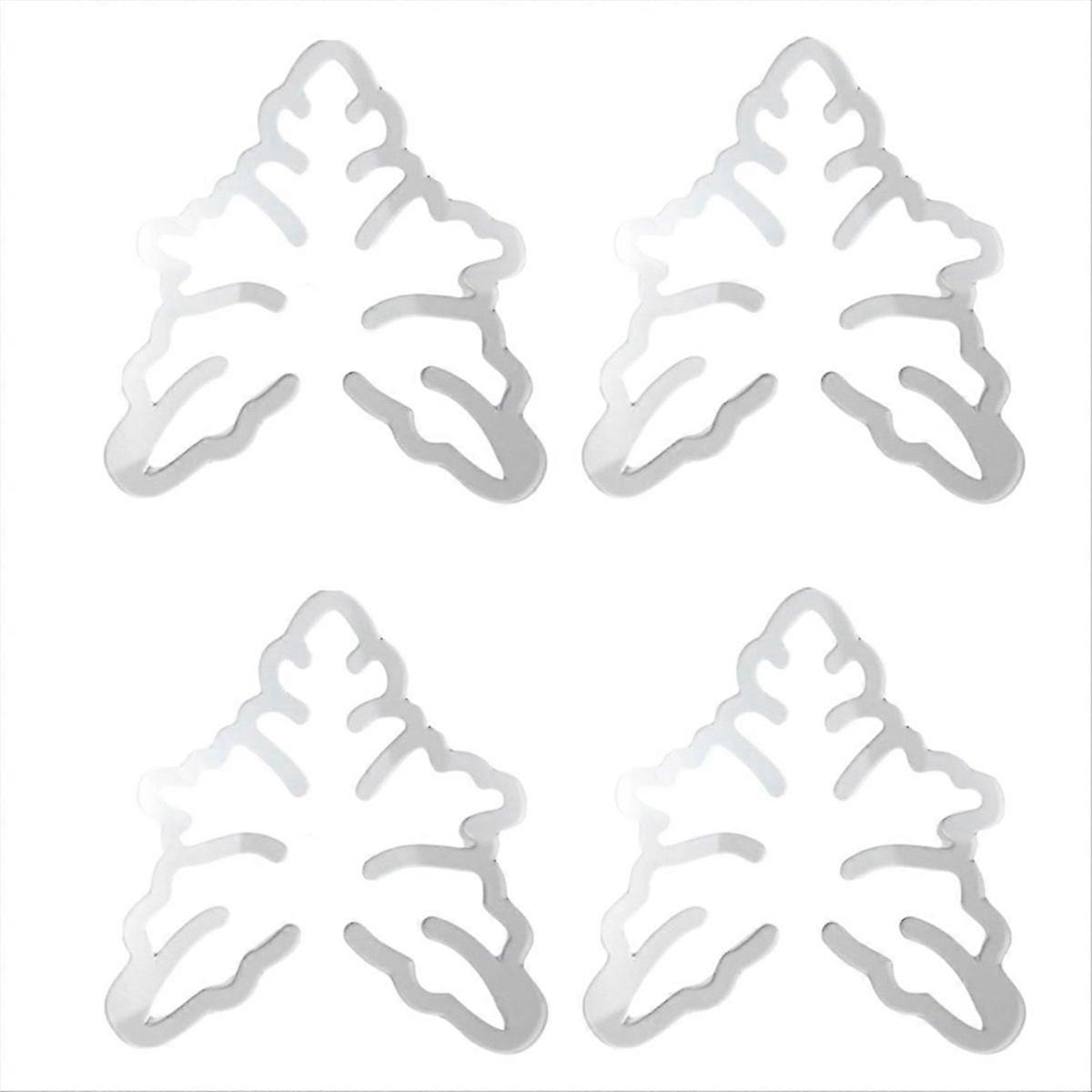 Turtle Shell Bamboo Clip Set, Transparent Plastic Plant Stem Holder