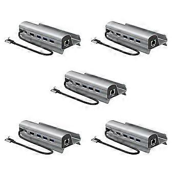 5X Dock Station TV Base Stand Supporto per hub Docking USB C a RJ45 Ethernet per console SteamDeck