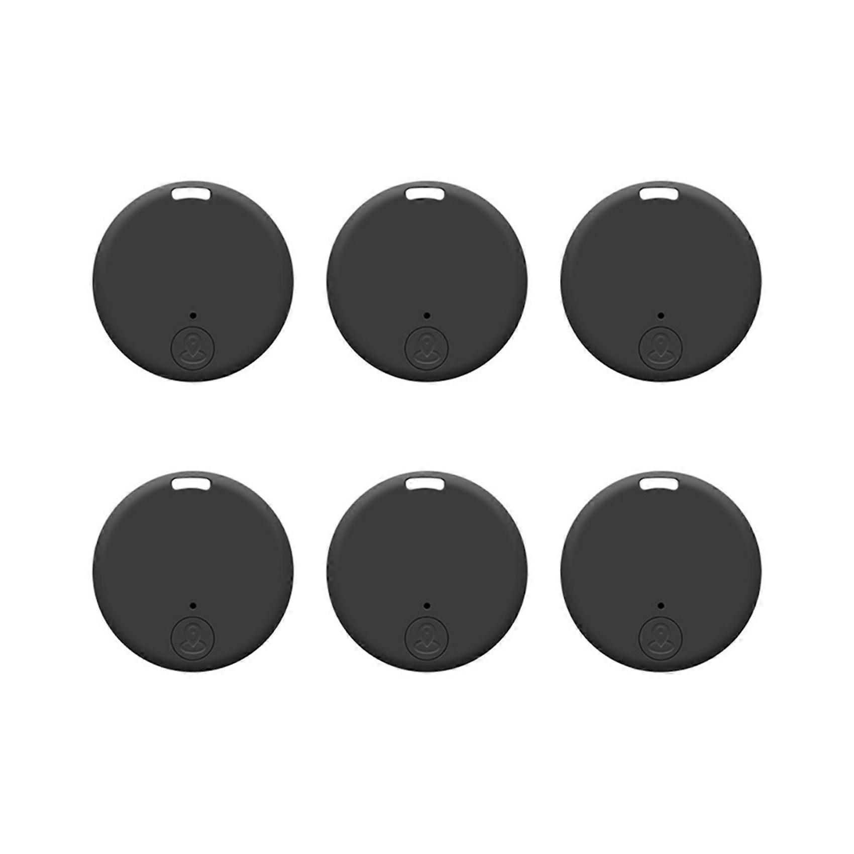 6 Pack GPS Tracker for Vehicles Key Finder GPS Tracker Mini GPS Tracker Pet GPS Tracker Black