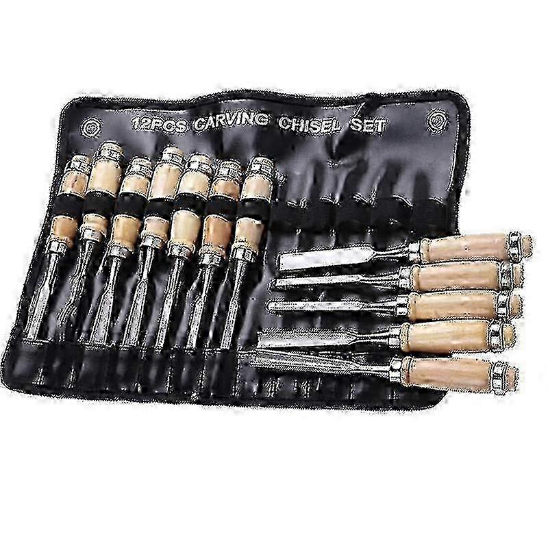 12 piece professional wood chisel set for woodworking tools