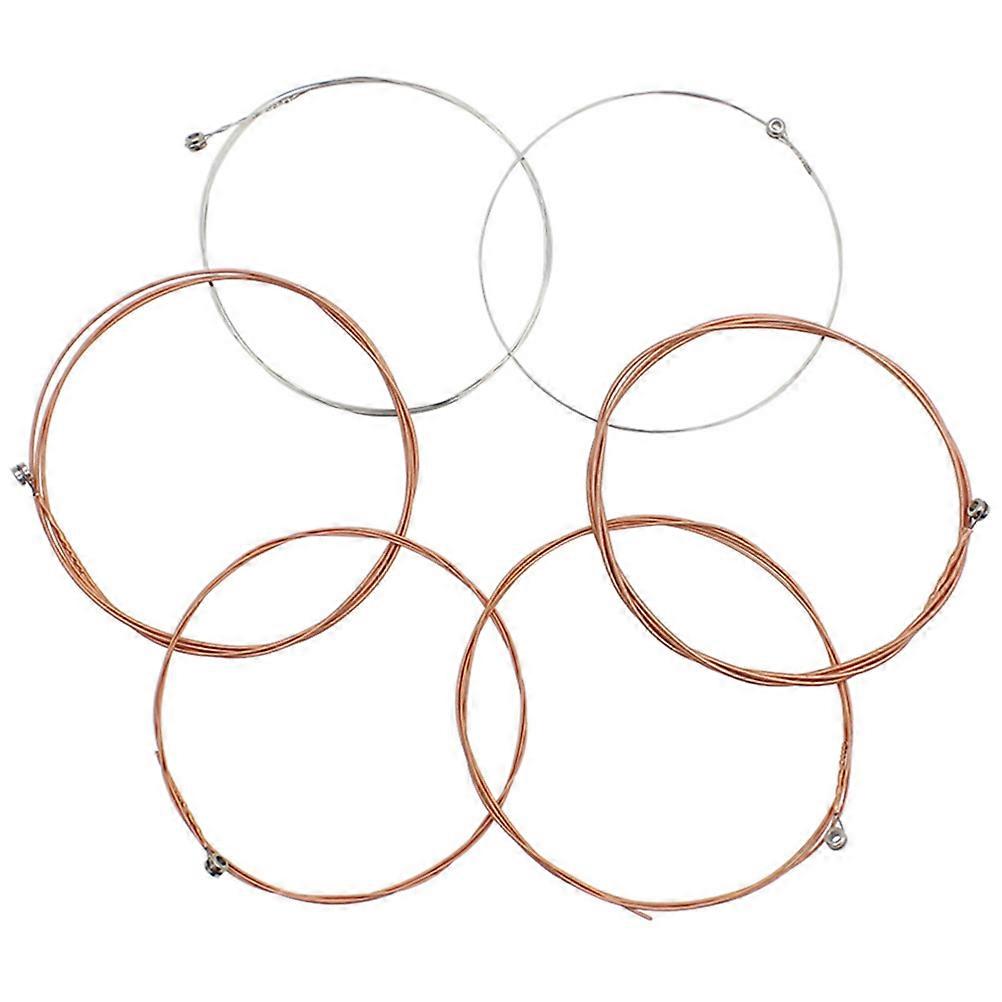 Guitar Accessories Phosphor Bronze Strings for Acoustic Guitar 6Pcs Set