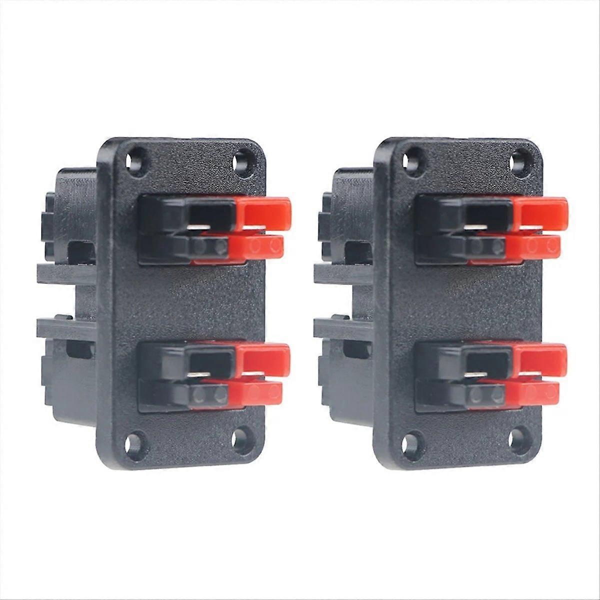2pcs 45A 600V Power Plug Cable Connectors for Anderson Plug Connector Fixed Mounting Bracket Panel Power Plug Connector