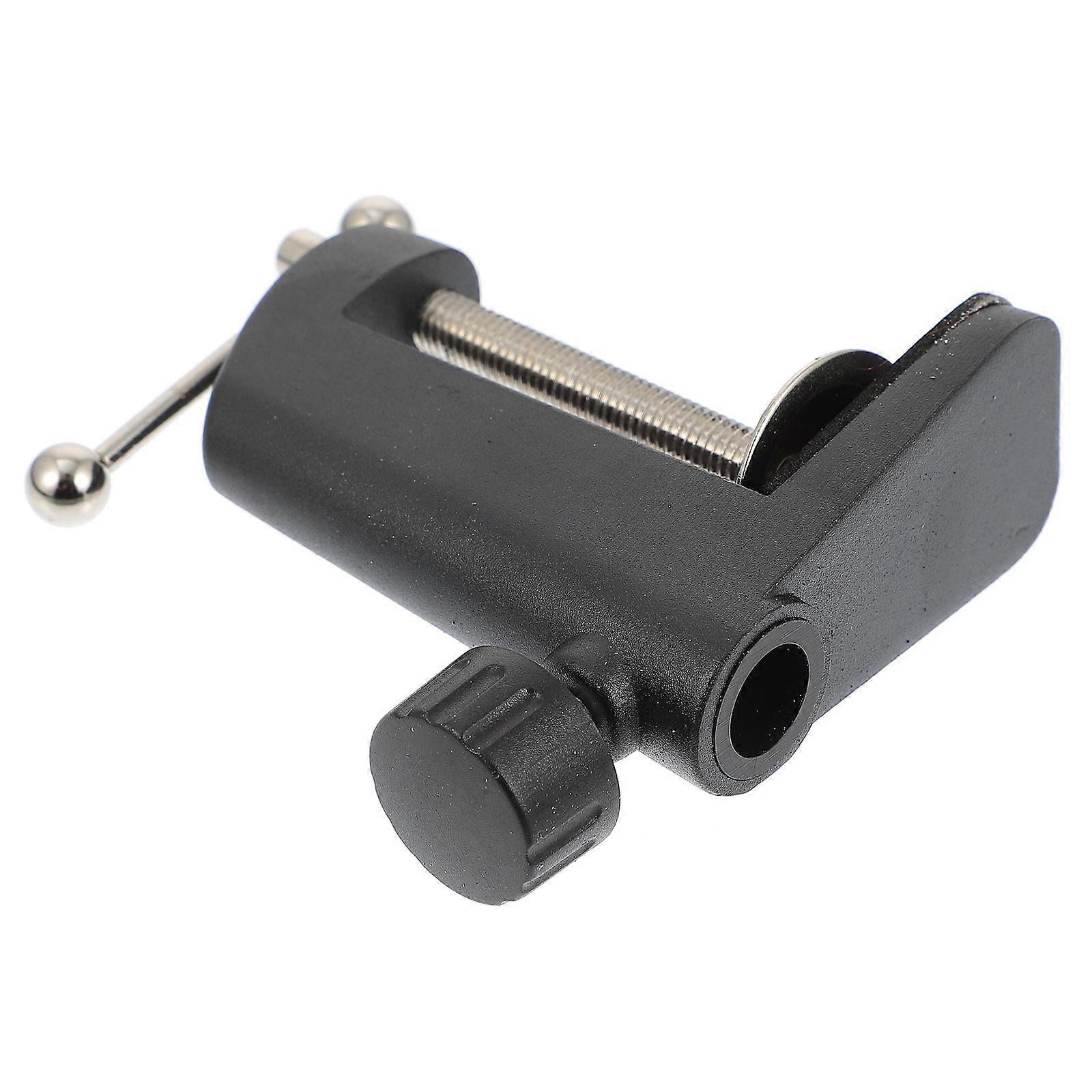 Microphone Clamp for Table Cantilever Bracket Base 1Pcs Black Aluminum