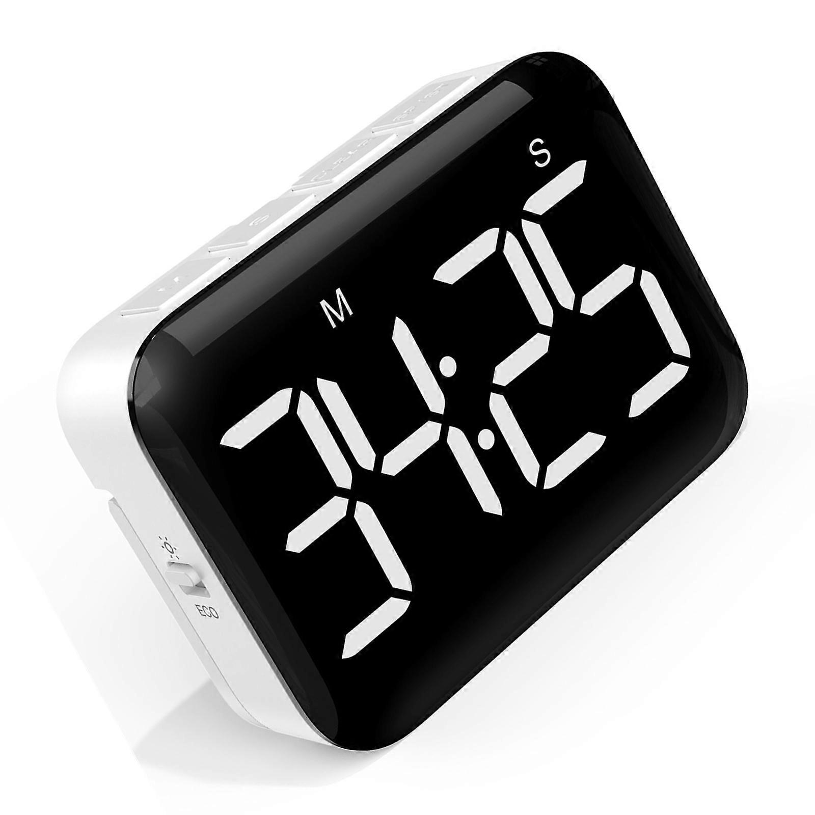 Kitchen Timer for Cooking Digital Magnetic Timer with Large LED Display, Loud Alarm, Countdowns/Up for Classroom, Study Multicolor