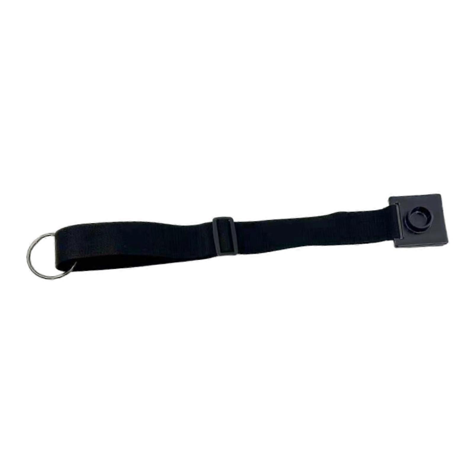 Cello Endpin Anchor with Adjustable Strap, AntiSlip Base, Foldable Lightweight Black Stopper