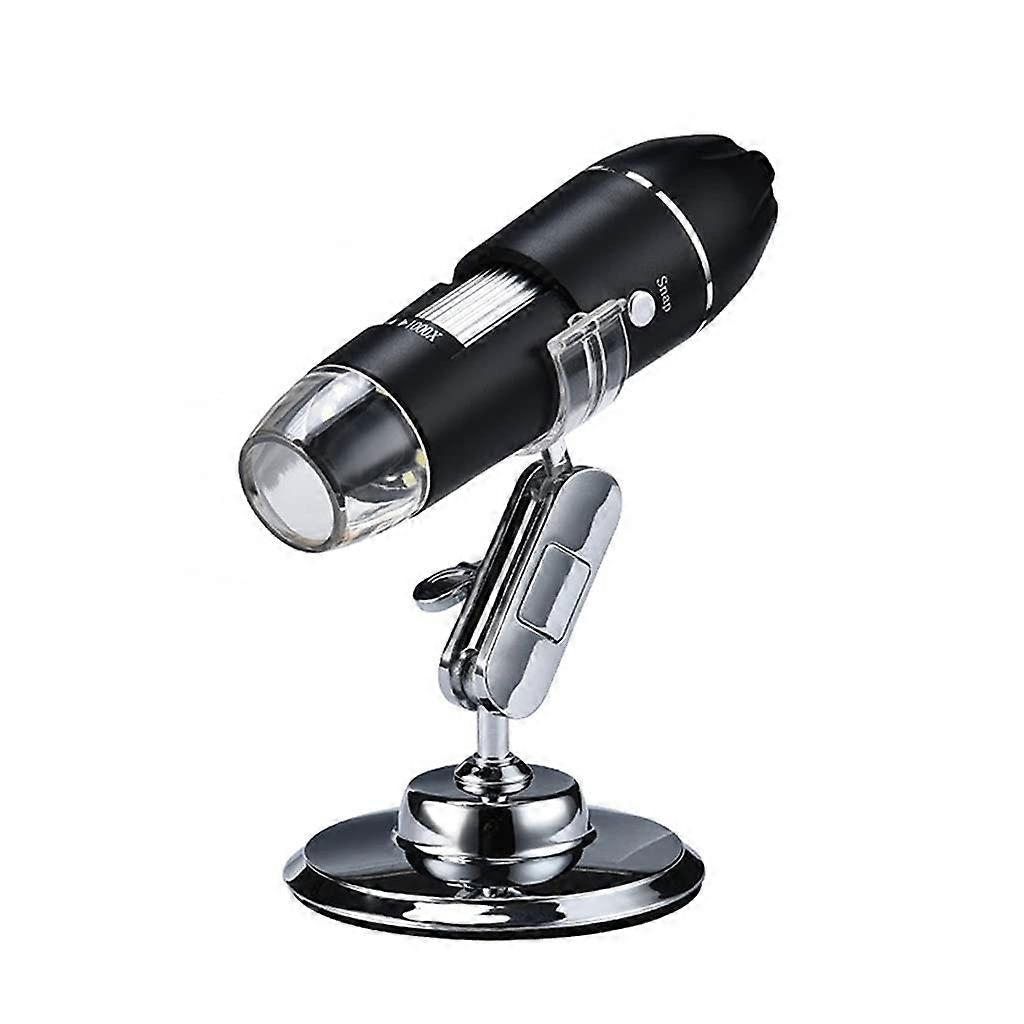 1600X USB Digital Microscope with 8 LED Light, Handheld TypeC Electronic Microscope Camera for PCB Inspection