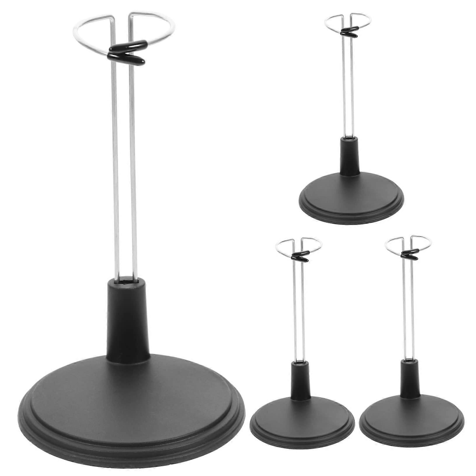 4Pcs Adjustable Action Figure Stand with Secure Mounting and Dynamic Pose Display for Model Dolls